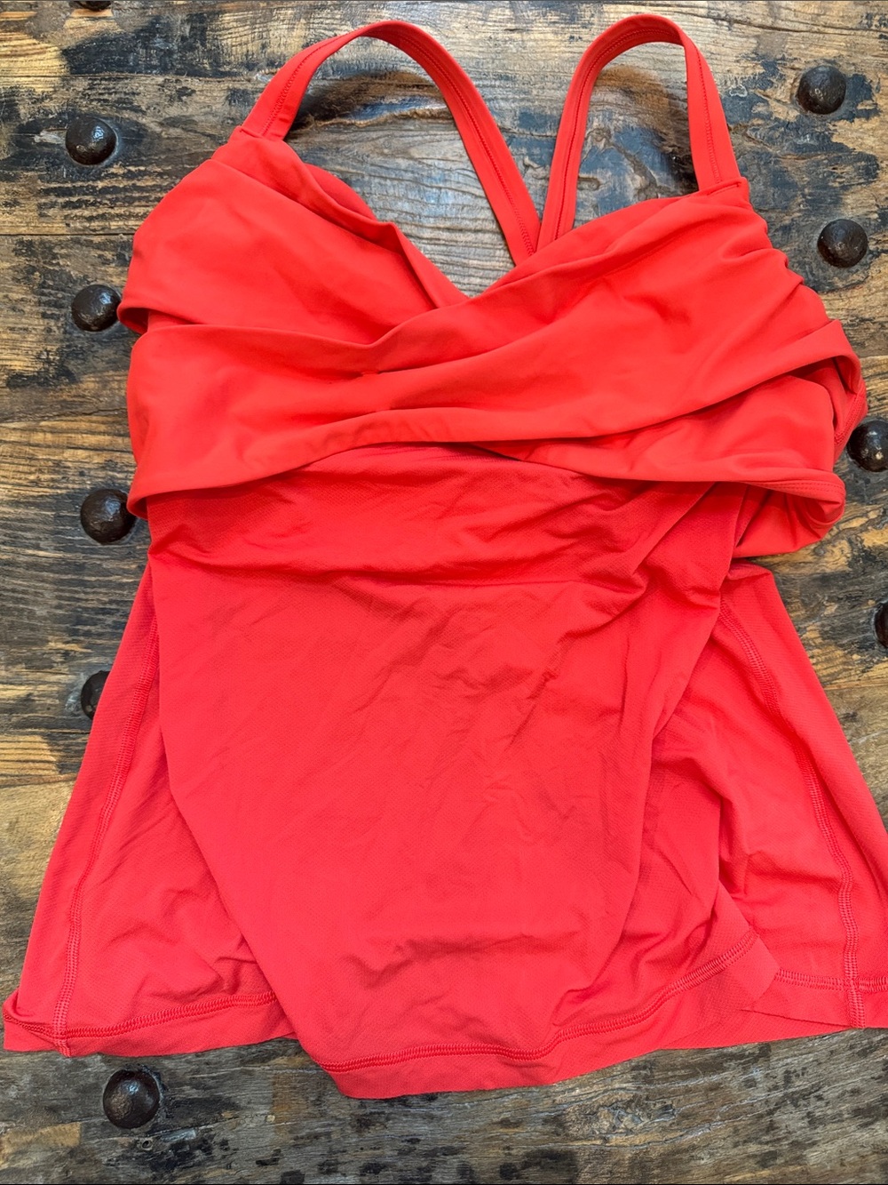 lululemon athletica Red Workout Tank Top